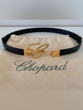 🇮🇹 Chopard | Textured Leather Miss Happy adjustable Belt